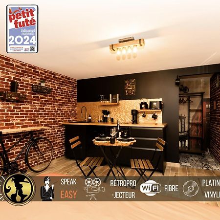"The Speakeasy" Pub New Yorkais Centre Ville - Ideal Pro - Wifi Fibre - Retroprojecteur Cinema Saint-Etienne  Bagian luar foto